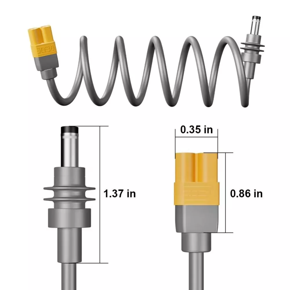 Starlink DC to XT30 Cable