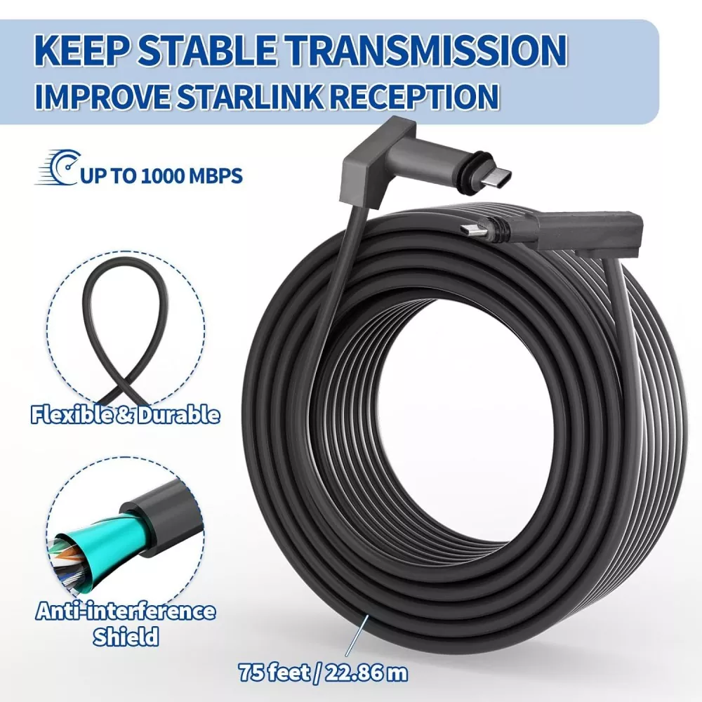 Starlink Gen 2 Ethernet Adapter Cable